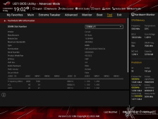 ASUS ROG MAXIMUS Z790 APEX 7. UEFI BIOS -  Impostazioni generali 24