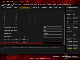 ASUS ROG MAXIMUS Z790 APEX 8. UEFI BIOS - Extreme Tweaker 19