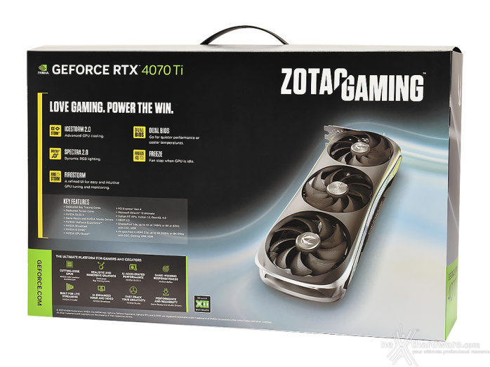 ZOTAC GeForce RTX 4070 Ti AMP Extreme AIRO 1. Packaging & Bundle 2