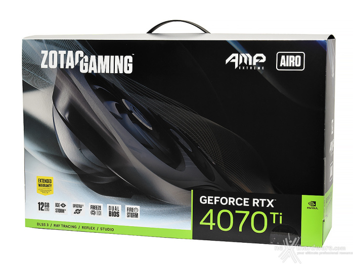 ZOTAC GeForce RTX 4070 Ti AMP Extreme AIRO 1. Packaging & Bundle 1