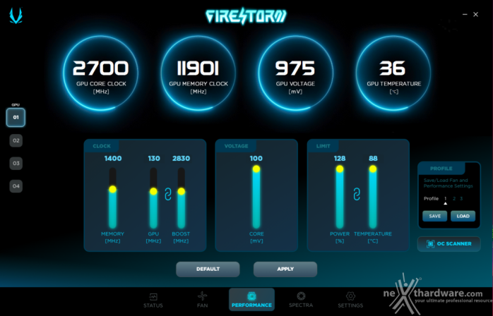 ZOTAC GeForce RTX 4070 Ti AMP Extreme AIRO 13. Overclock 3