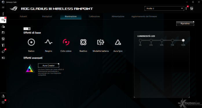 ASUS ROG Falchion Ace & Gladius III Wireless Aimpoint 6. Armoury Crate 9