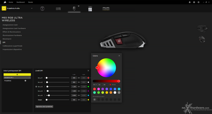 CORSAIR M65 RGB ULTRA WIRELESS 4. Software di gestione 18