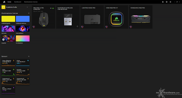 CORSAIR M65 RGB ULTRA WIRELESS 4. Software di gestione 1