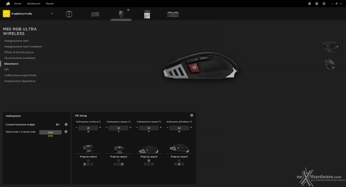 CORSAIR M65 RGB ULTRA WIRELESS 4. Software di gestione 17