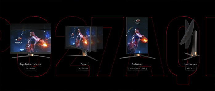 ASUS ROG Swift 360Hz PG27AQN 2. Visto da vicino - Parte prima 11
