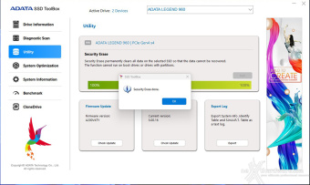 ADATA LEGEND 960 2TB 2. Firmware - TRIM - SSD ToolBox 6