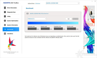 ADATA LEGEND 960 2TB 2. Firmware - TRIM - SSD ToolBox 12