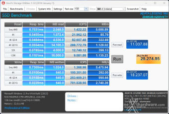ADATA LEGEND 960 2TB 13. Anvil's Storage Utilities 1.1.0 3