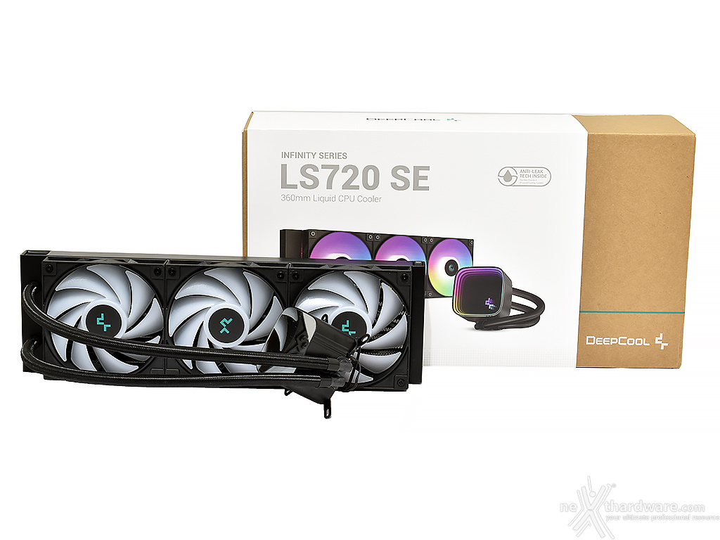 DeepCool LS720SE ARGB 360mm dissipatore a liquido