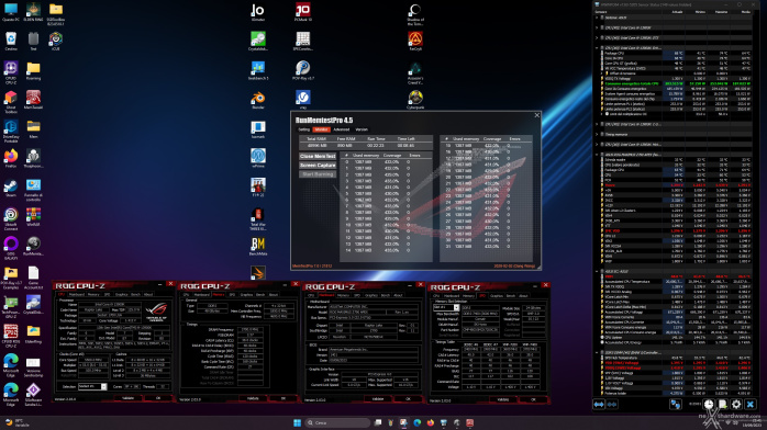 CORSAIR DOMINATOR TITANIUM DDR5-7200 48GB 5. Test di stabilità 2