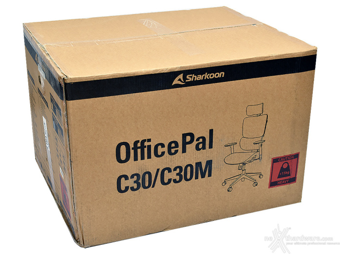 Sharkoon OfficePal C30M 1. Packaging & Bundle 1