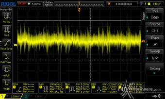 Seasonic FOCUS GX-1000 ATX 3.0 12. Accensione e ripple 10