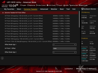 ASUS ROG MAXIMUS Z790 APEX ENCORE 8. UEFI BIOS - Extreme Tweaker 30