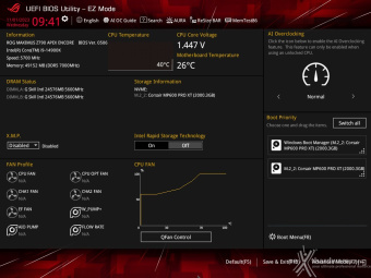 ASUS ROG MAXIMUS Z790 APEX ENCORE 7. UEFI BIOS -  Impostazioni generali 1