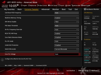 ASUS ROG MAXIMUS Z790 APEX ENCORE 8. UEFI BIOS - Extreme Tweaker 34