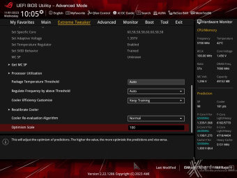 ASUS ROG MAXIMUS Z790 APEX ENCORE 8. UEFI BIOS - Extreme Tweaker 37