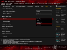 ASUS ROG MAXIMUS Z790 APEX ENCORE 7. UEFI BIOS -  Impostazioni generali 28