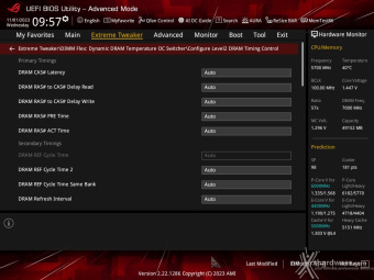 ASUS ROG MAXIMUS Z790 APEX ENCORE 8. UEFI BIOS - Extreme Tweaker 16