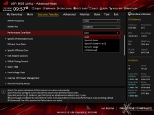 ASUS ROG MAXIMUS Z790 APEX ENCORE 8. UEFI BIOS - Extreme Tweaker 7