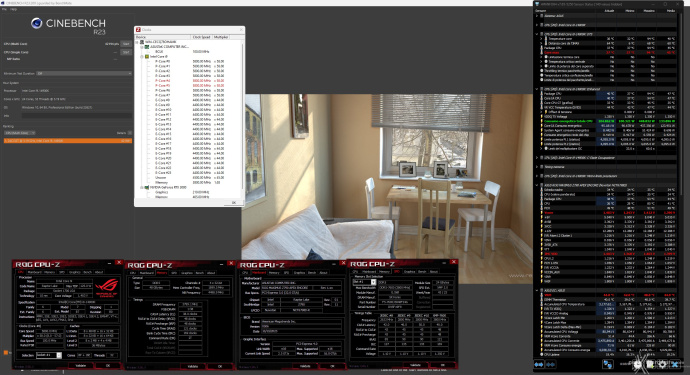 ASUS ROG MAXIMUS Z790 APEX ENCORE 15. Overclock, temperature e consumi 9