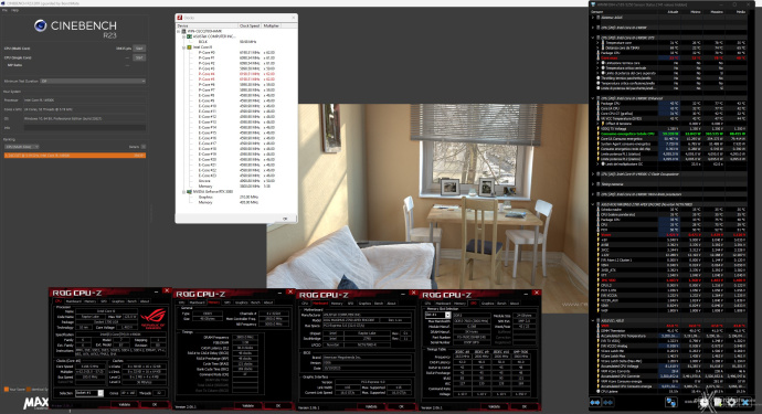 ASUS ROG MAXIMUS Z790 APEX ENCORE 15. Overclock, temperature e consumi 10