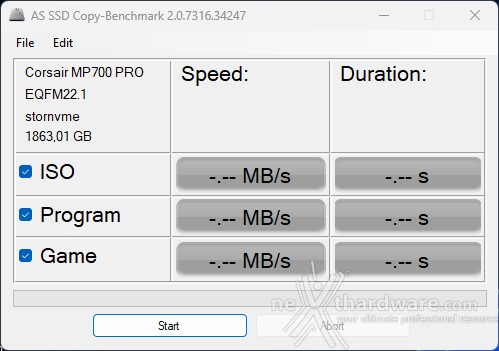 CORSAIR MP700 PRO 2TB 11. AS SSD Benchmark 2