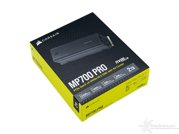 CORSAIR MP700 PRO 2TB 1. Visto da vicino 1