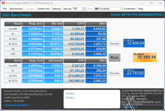 CORSAIR MP700 PRO 2TB 13. Anvil's Storage Utilities 1.1.0 3