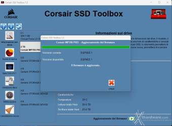 CORSAIR MP700 PRO 2TB 2. Firmware - TRIM - SSD Toolbox 3