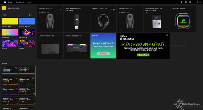 CORSAIR M75 AIR WIRELESS 4. Software di gestione - CORSAIR iCUE 1