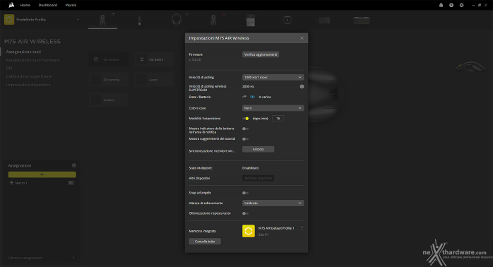 CORSAIR M75 AIR WIRELESS 4. Software di gestione - CORSAIR iCUE 13