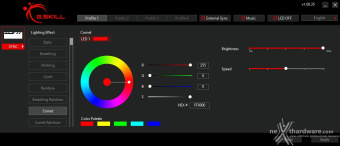 G.SKILL Trident Z5 RGB DDR5-7600 48GB 2. Illuminazione RGB 4