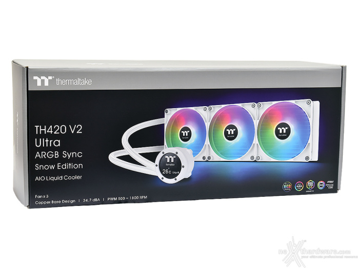 Thermaltake TH420 V2 Ultra ARGB 1. Packaging & Bundle 1