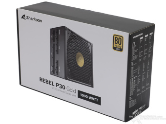 Sharkoon REBEL P30 Gold 1000W 1. Packaging & Bundle 1