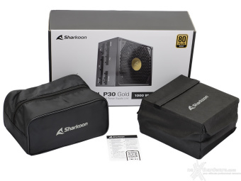 Sharkoon REBEL P30 Gold 1000W 1. Packaging & Bundle 4