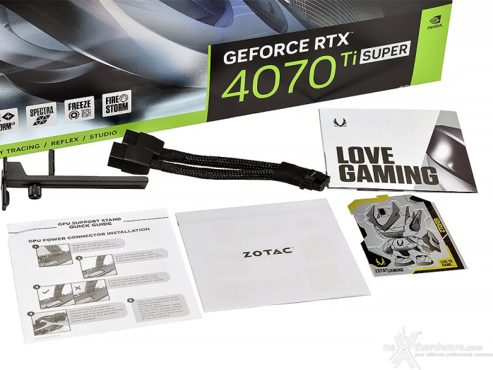 ZOTAC GeForce RTX 4070 Ti SUPER Trinity Black 1. Packaging & Bundle 6
