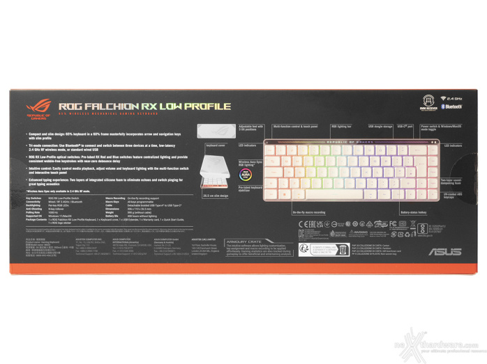 ASUS ROG Falchion RX Low Profile 1. Packaging & Bundle 2