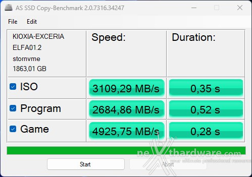 KIOXIA EXCERIA PLUS G3 SSD 2TB 11. AS SSD Benchmark 4