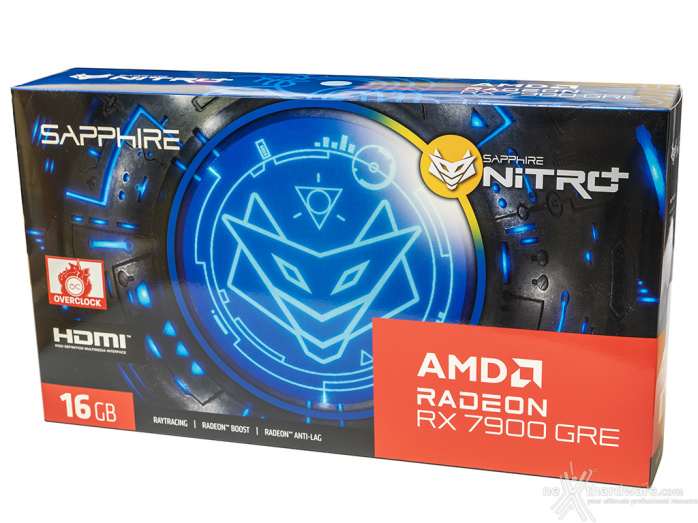 SAPPHIRE NITRO+ RX 7900 GRE 1. Packaging & Bundle 1