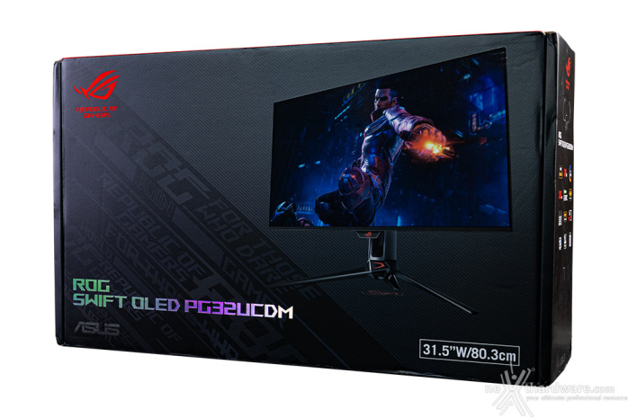 ASUS ROG Swift OLED PG32UCDM 1. Packaging & Bundle 1