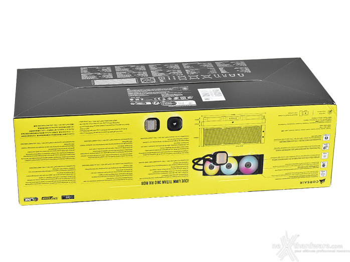 CORSAIR iCUE LINK TITAN 360 RX RGB 1. Packaging & Bundle 2