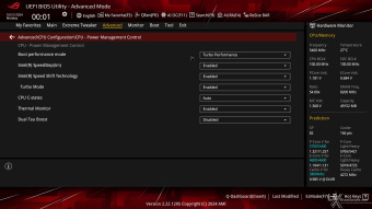 ASUS ROG MAXIMUS Z890 HERO 7. UEFI BIOS -  Impostazioni generali 9
