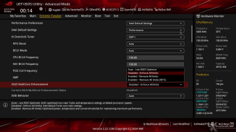ASUS ROG MAXIMUS Z890 HERO 8. UEFI BIOS - Extreme Tweaker 7
