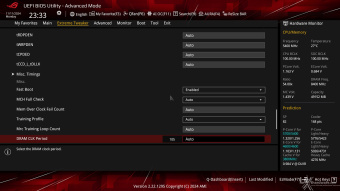 ASUS ROG MAXIMUS Z890 APEX 8. UEFI BIOS - Extreme Tweaker 31
