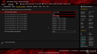 ASUS ROG MAXIMUS Z890 APEX 8. UEFI BIOS - Extreme Tweaker 66