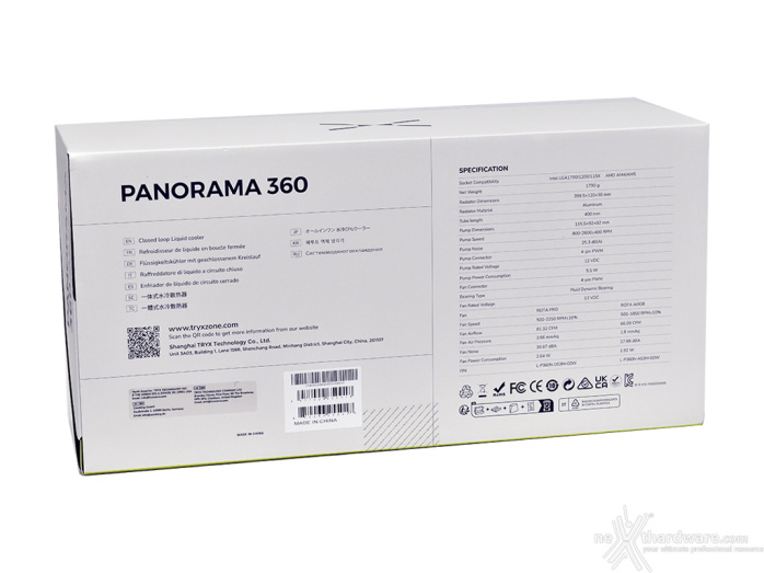 TRYX PANORAMA ARGB 360 White 1. Packaging & Bundle 2