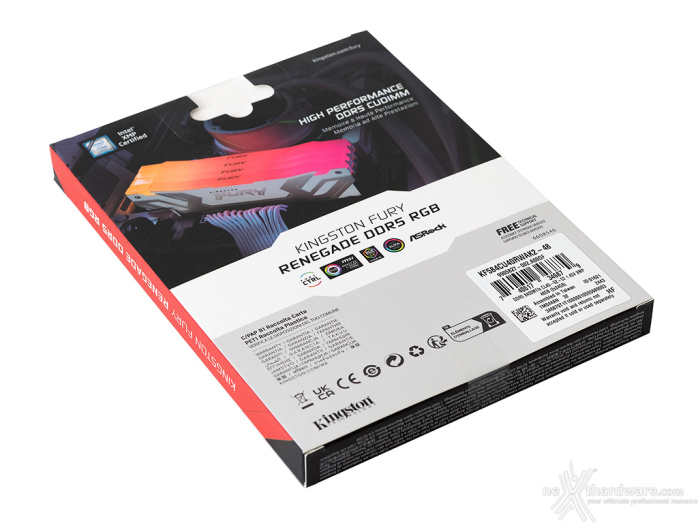Kingston FURY Renegade DDR5 CUDIMM RGB White 1. Presentazione delle memorie 2