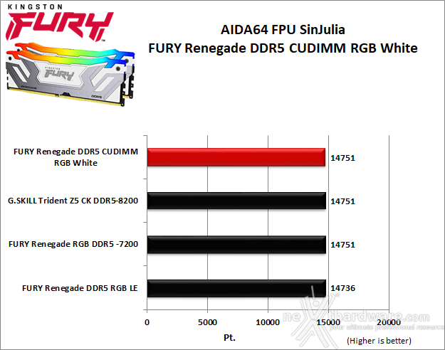 Kingston FURY Renegade DDR5 CUDIMM RGB White 6. AIDA64 Engineer Edition 5
