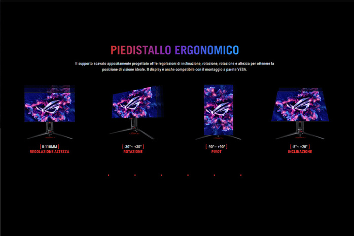 ASUS ROG Swift OLED PG27AQDP 3. Visto da vicino - Parte seconda 4